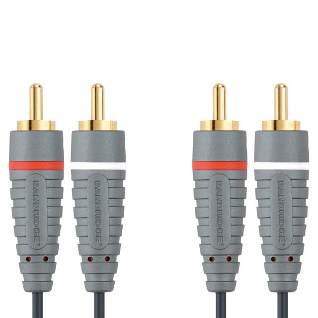 Bandridge Câble audio stéréo (2x RCA Male, 2x RCA Male) - 2 mètre (BAL4202) — image 1