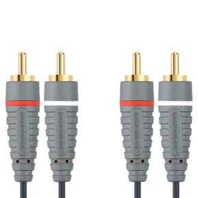 Bandridge Câble audio stéréo (2x RCA Male, 2x RCA Male) - 2 mètre (BAL4202)