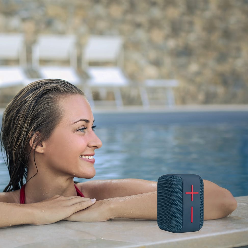 Enceinte Waterproof NGS Roller Coaster bleue 10W (ROLLERCOASTERBLUE)