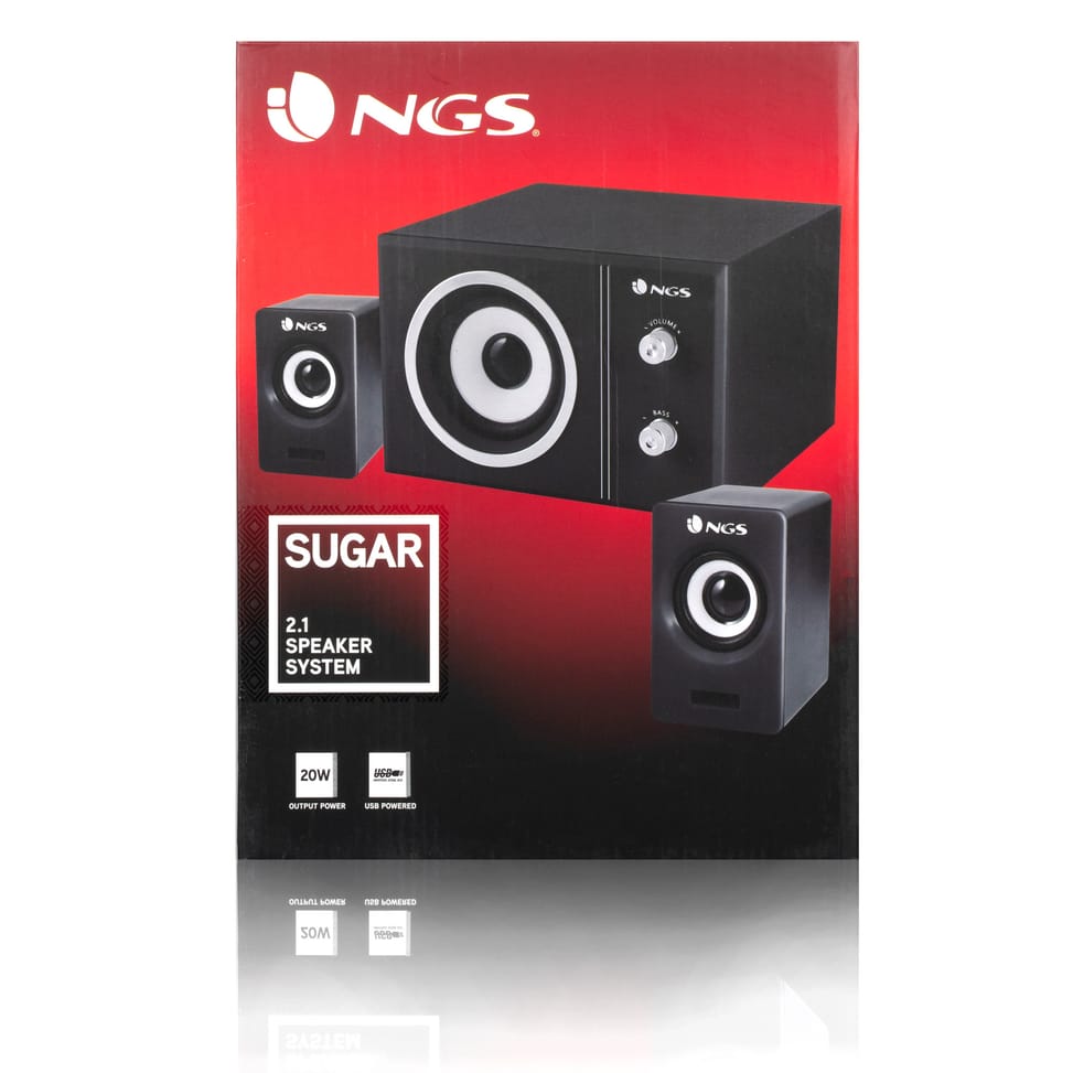 Haut-parleurs NGS Sugar 20W (SUGAR)