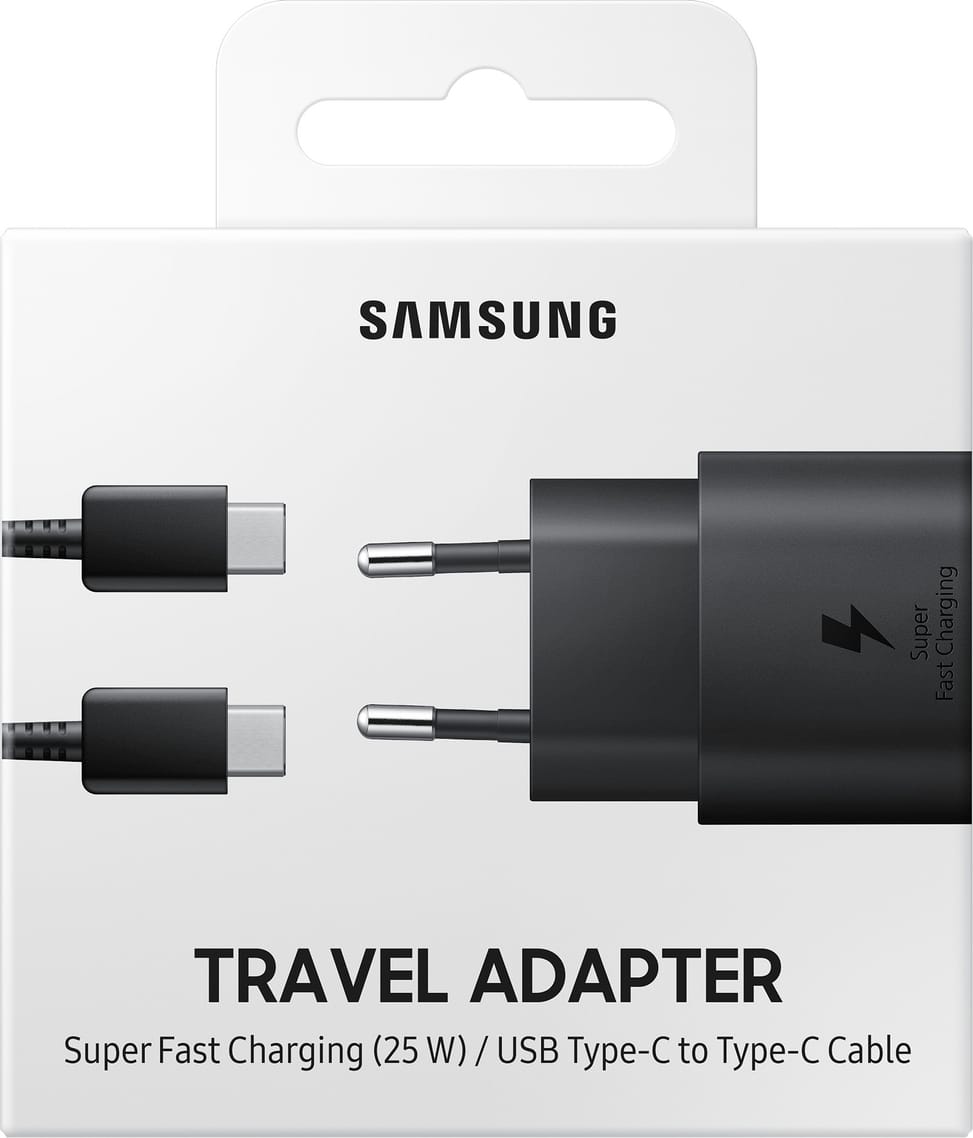Chargeur Samsung SFC Type-C 25 W (TA uniquement) (EP-TA800NBEGWW)