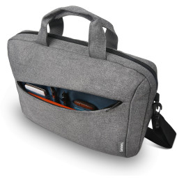Sacoche Lenovo T210 pour ordinateurs portables 15,6" à ouverture supérieure - Gris (4X40T84060)