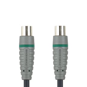 Bandridge Câble Coaxial Antenne (1x IEC (Coax) Male, 1x IEC (Coax) Male) - 2 mètre (BVL8002)