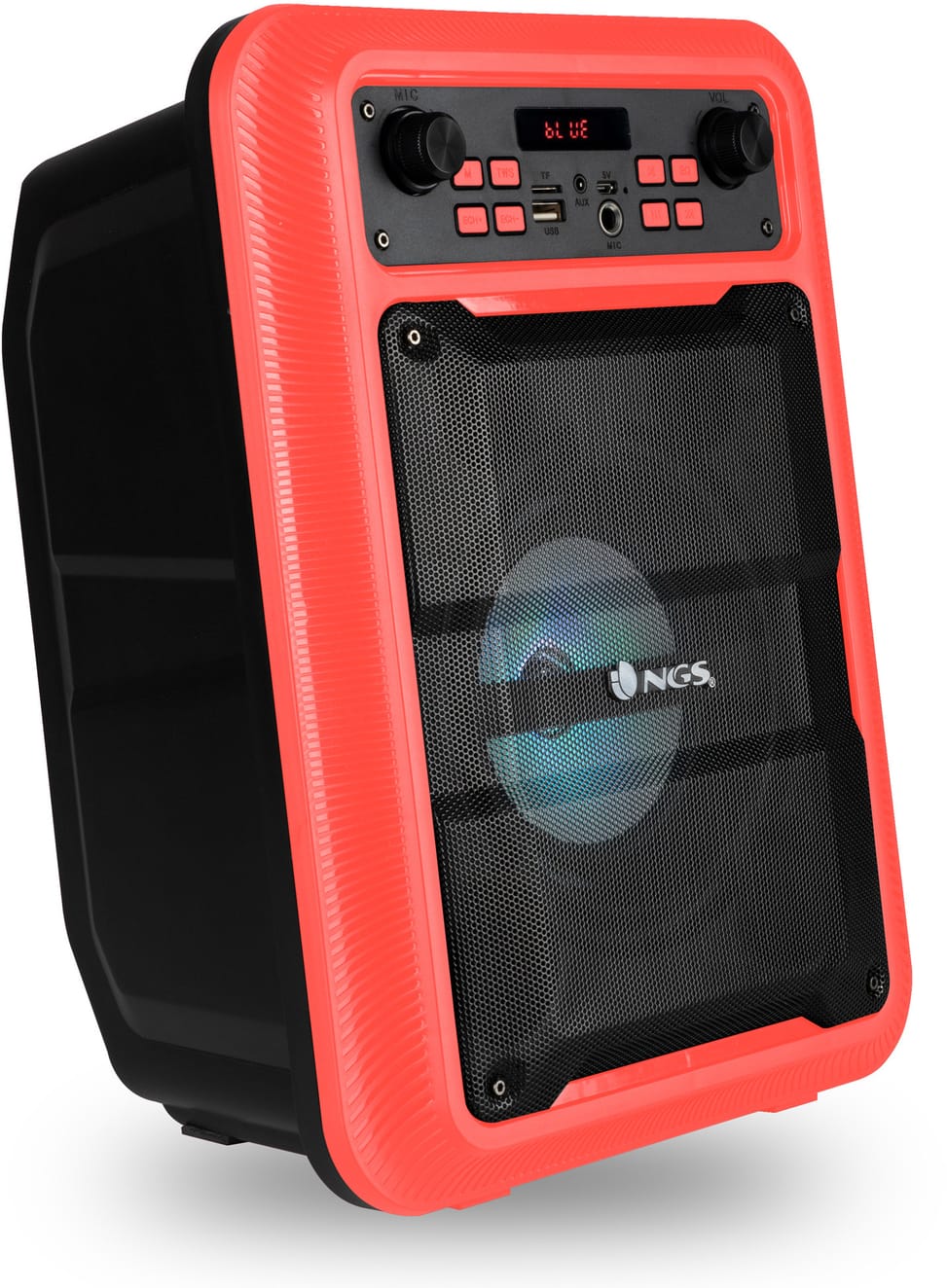 Haut-parleurs 5" sans fil NGS Roller Lingo rouge 20W (ROLLERLINGORED)