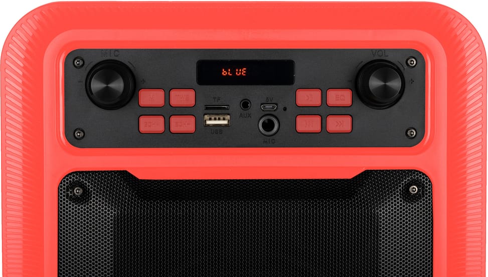 Haut-parleurs 5" sans fil NGS Roller Lingo rouge 20W (ROLLERLINGORED)