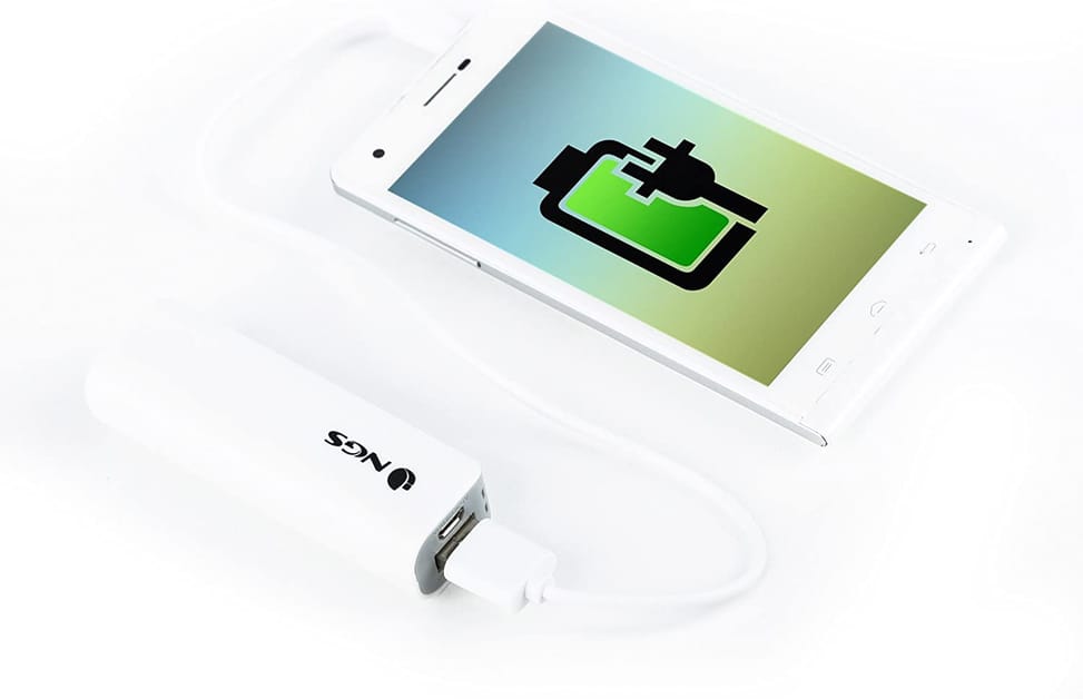 Batterie NGS Powerbank 2200 mAh (POWERPUMP2200WHITE)