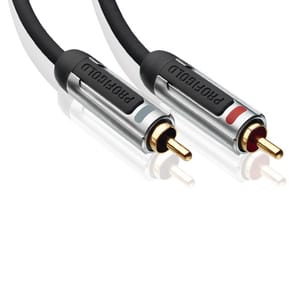 Bandridge Profigold Câble audio Stéréo (2x RCA Male, 2x RCA Male) - 2 mètre (PROA4202)