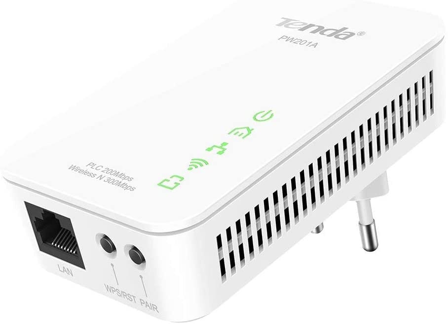 Tenda Répéteur CPL PW201A Wi-Fi N300 + Adaptateur CPL P200 (PW201A+P200)