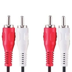 Bandridge Câble Audio Stéréo (2 x RCA Male , 2 x RCA Male) - 1 mètre (VAL4201)
