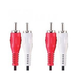 Bandridge Câble Audio Stéréo (2 x RCA Male , 2 x RCA Male) - 2 mètre (VAL4202)