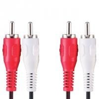 Bandridge Câble Audio Stéréo (2 x RCA Male , 2 x RCA Male) - 2 mètre (VAL4202)