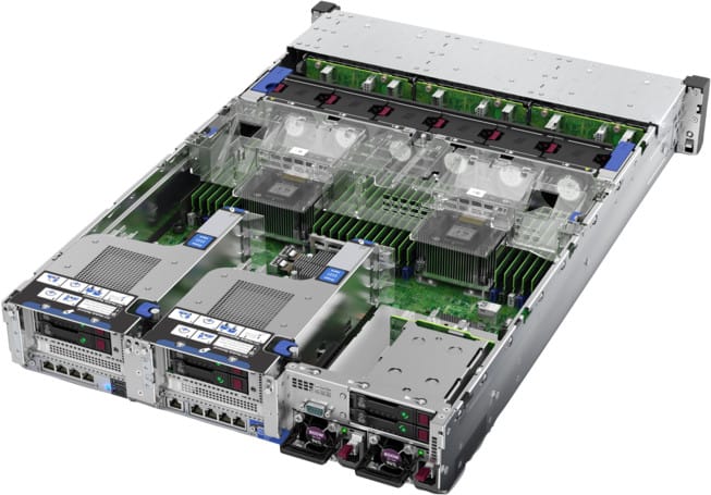 Serveur HPE ProLiant DL380 Gen10 4208, monoprocesseur, 32 Go-R P408i-a NC 8 lecteurs SFF, alimentation 500 W (P23465-B21)