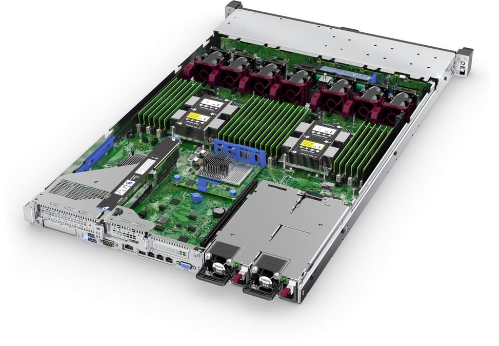 Serveur HPE ProLiant DL360 Gen10 4208 monoprocesseur 16 Go-R P408i-a NC 8 disques SFF - module d'alimentation 500 W (P19774-B21)