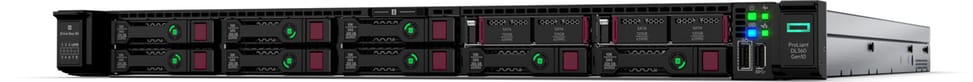 Serveur HPE ProLiant DL360 Gen10 4208 monoprocesseur 16 Go-R P408i-a NC 8 disques SFF - module d'alimentation 500 W (P19774-B21)