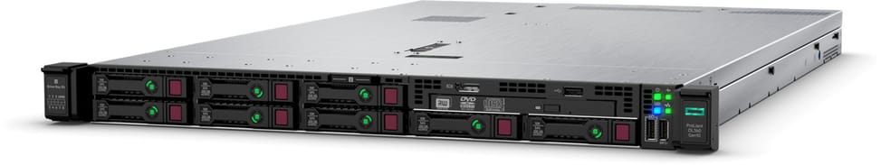 Serveur HPE ProLiant DL360 Gen10 4208 monoprocesseur 16 Go-R P408i-a NC 8 disques SFF - module d'alimentation 500 W (P19774-B21)