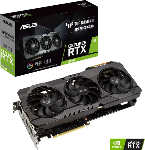 Carte graphique Asus TUF Gaming GeForce RTX™ 3070 V2 TUF-RTX3070-8G-V2-GAMING