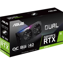 Carte graphique Asus Dual GeForce RTX™ 3060 Ti OC Edition DUAL-RTX3060TI-O8G-V2 (90YV0G1J-M0NA00)