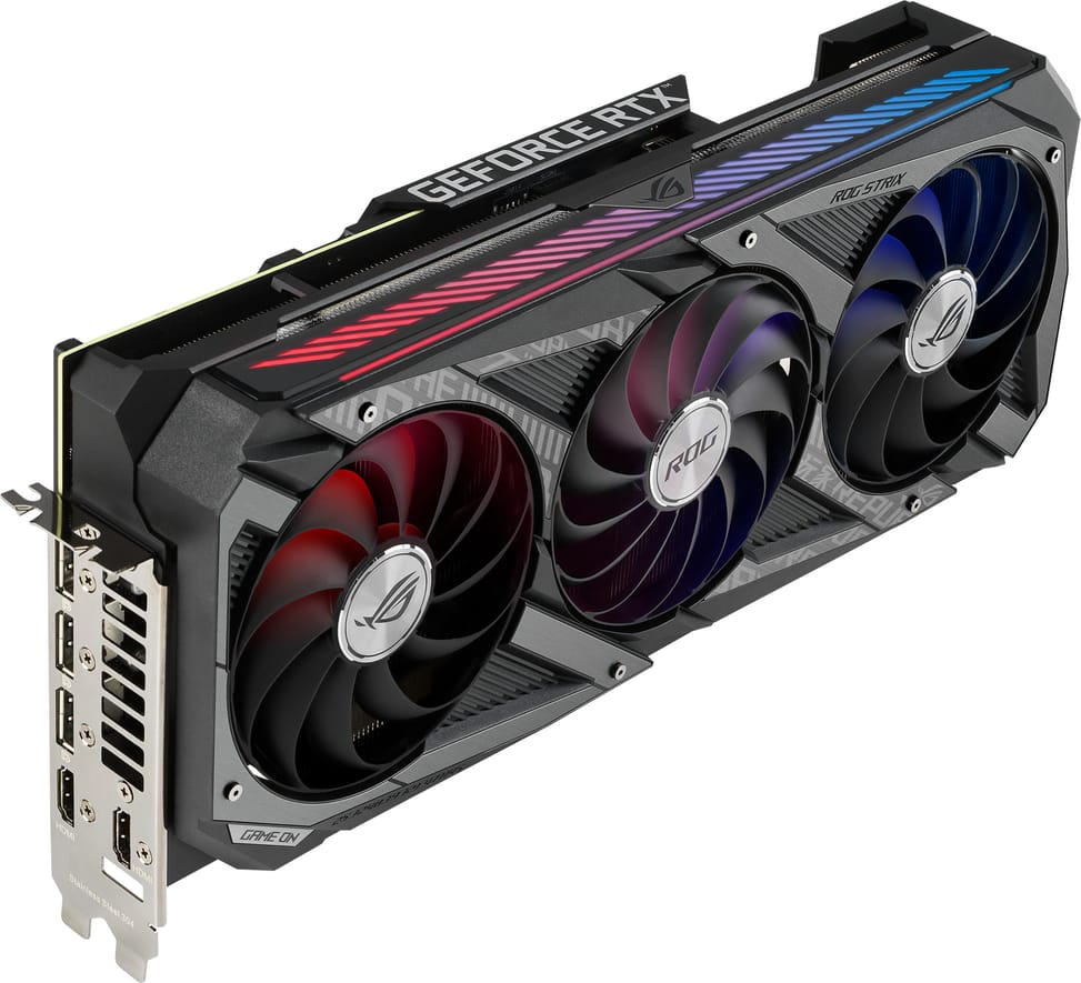 Carte graphique Asus ROG-STRIX-RTX3080-O10G-V2-GAMING (90YV0FA7-M0NM00)