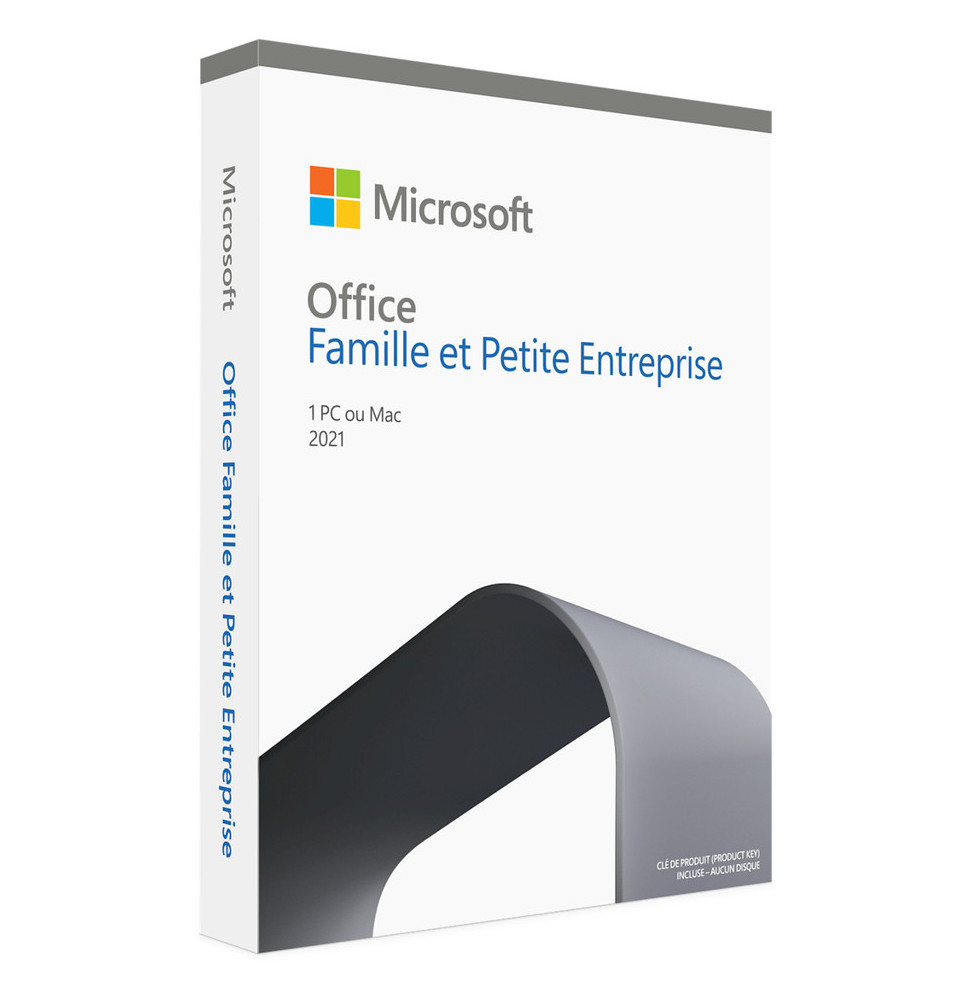 Microsoft Office Famille et Petite Entreprise 2021 French Africa Medialess (T5D-03523)