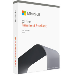 Microsoft Office Famille et Étudiant 2021 French Africa Medialess (79G-05401)