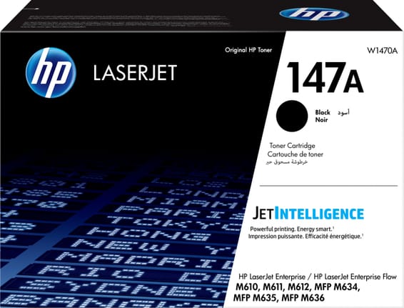 HP 147A Noir - Toner HP LaserJet d'origine (W1470A)