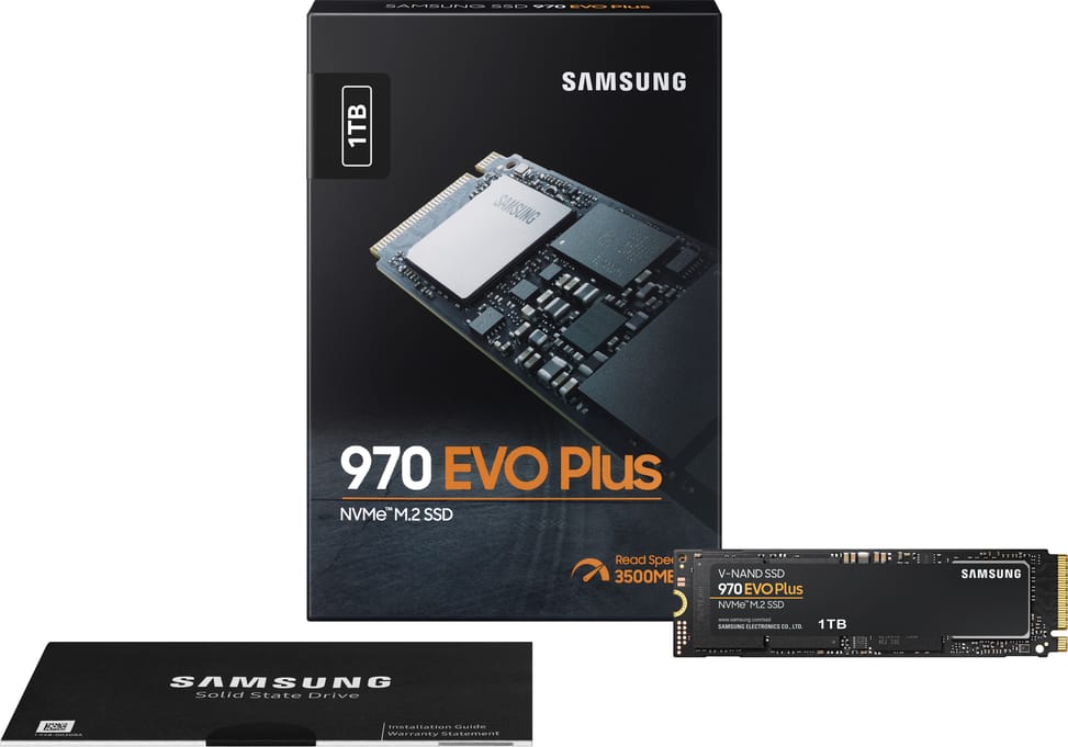 Disque Dur interne SSD Samsung 970 EVO Plus NVMe™ M.2 SSD - 1 TB