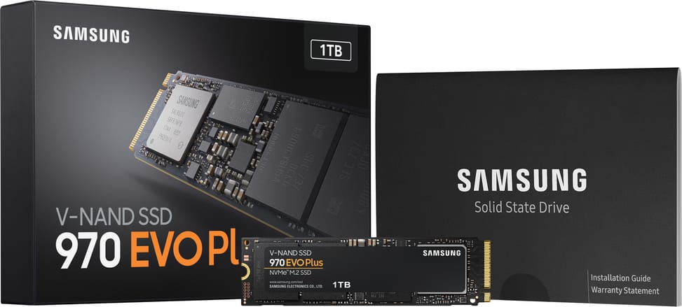 Disque Dur interne SSD Samsung 970 EVO Plus NVMe™ M.2 SSD - 1 TB