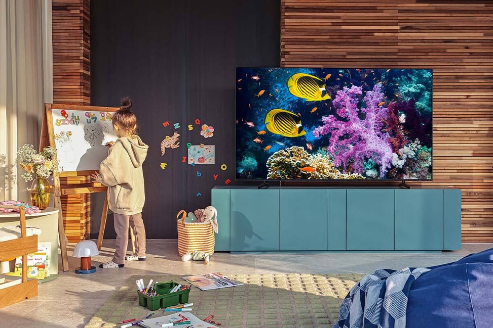 Téléviseur Samsung Q60A Smart TV 4K QLED 55" (QA55Q60AAUXMV)
