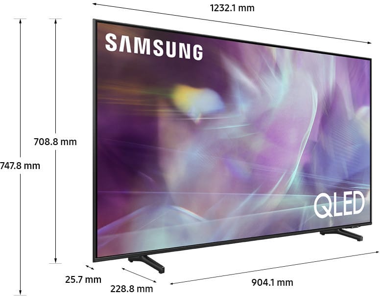 Téléviseur Samsung Q60A Smart TV 4K QLED 55" (QA55Q60AAUXMV)