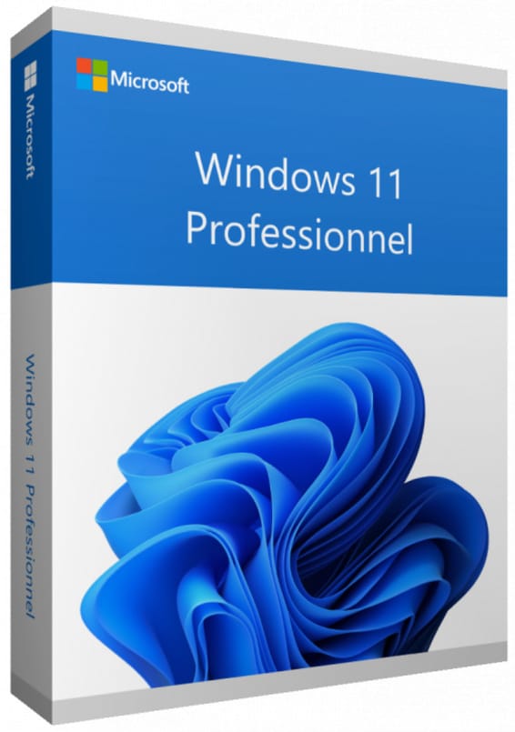 Microsoft Windows 11 Pro 64 bits Français - Licence originale (FQC-10532)