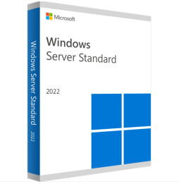 Microsoft Windows Server Standard 2022 64Bit - 1 pk DSP OEI DVD 16 Core - Français (P73-08329)