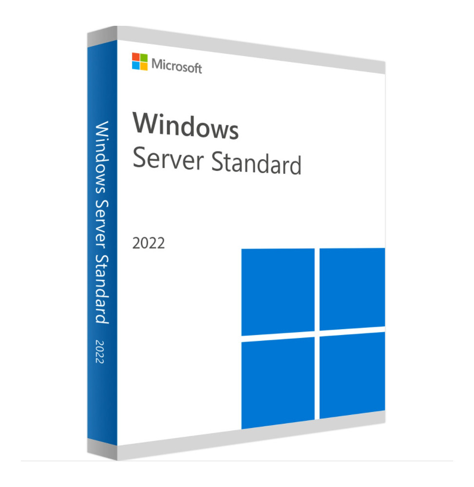 Microsoft Windows Server Standard 2022 64Bit - 1 pk DSP OEI DVD 16 Core - Français (P73-08329)