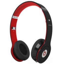 Casque Beat HP Solo haute définition noir et rouge avec Control Talk (H1Y06AA)