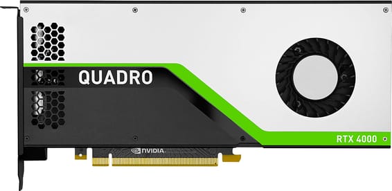 Carte Graphique NVIDIA Quadro RTX 4000 8GB (3) DP+USBc (5JV89AA)