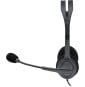 Casque-micro Logitech Stereo Headset H111 - Jack 3,5mm (981-000593)