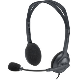 Casque-micro Logitech Stereo Headset H111 - Jack 3,5mm (981-000593)