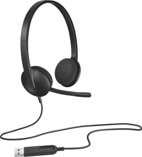 Casque Logitech H340 pour PC avec microphone anti-parasite - USB (981-000475) — image 2