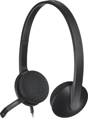 Casque Logitech H340 pour PC avec microphone anti-parasite - USB (981-000475) — image 5