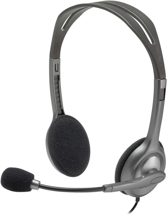 سماعة رأس ستيريو Logitech H110 - Jack 3.5 mm (981-000271)