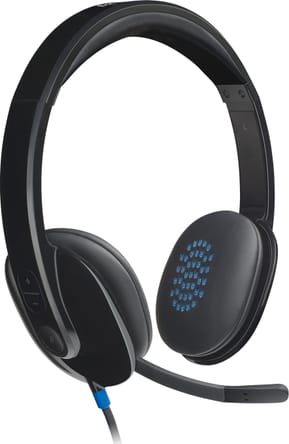 Logitech H540 PC Headset with noise-cancelling microphone - USB (981-000480)