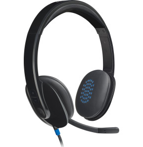 Casque USB Logitech H540 pour ordinateur avec microphone anti-parasite