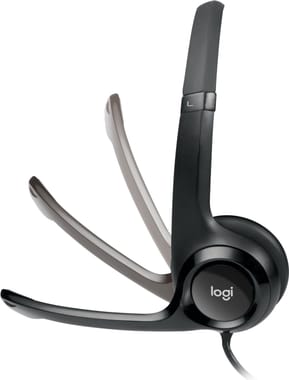 Casque Logitech H390 noir avec microphone anti-parasite - USB (981-000406) — image 2