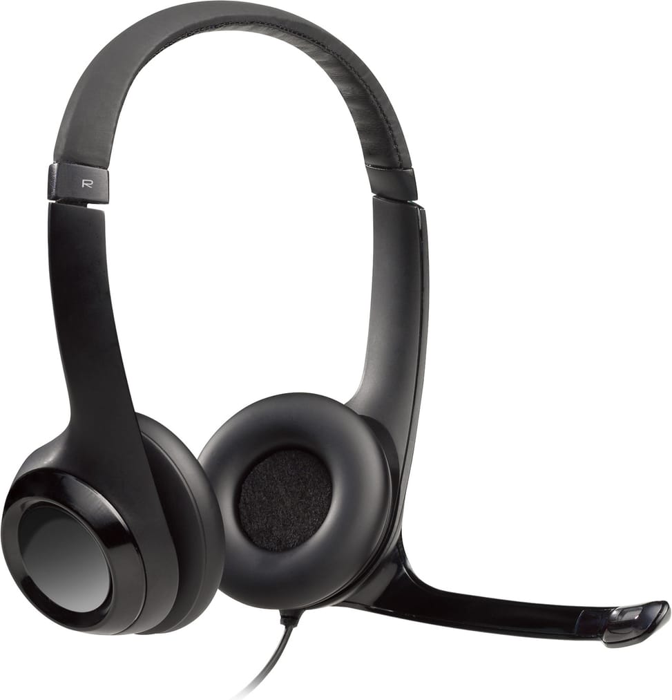 Logitech H390 Black Headset with noise-cancelling microphone - USB (981-000406) — image 2