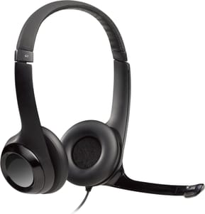 Casque Logitech H390 noir avec microphone anti-parasite - USB (981-000406)