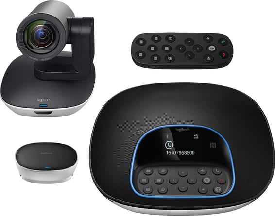 Système de visioconférence Logitech GROUP, pour les salles moyennes à grandes (960-001057)