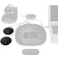 Extension microphones Logitech GROUP pour des grandes réunions (989-000171)