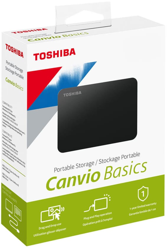 Disque dur portable Toshiba Canvio Basics 2 To