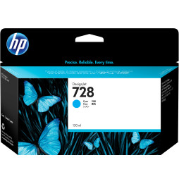 HP 728 Cyan - Cartouche d'encre HP d'origine (F9J67A)