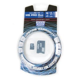 Carte microSD HD 4 GB Class 4 + MemoryStick PRO DUO ADAPTER