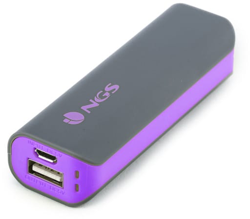 Batterie NGS Powerbank 2200 mAh (POWERPUMP2200GRAPE)